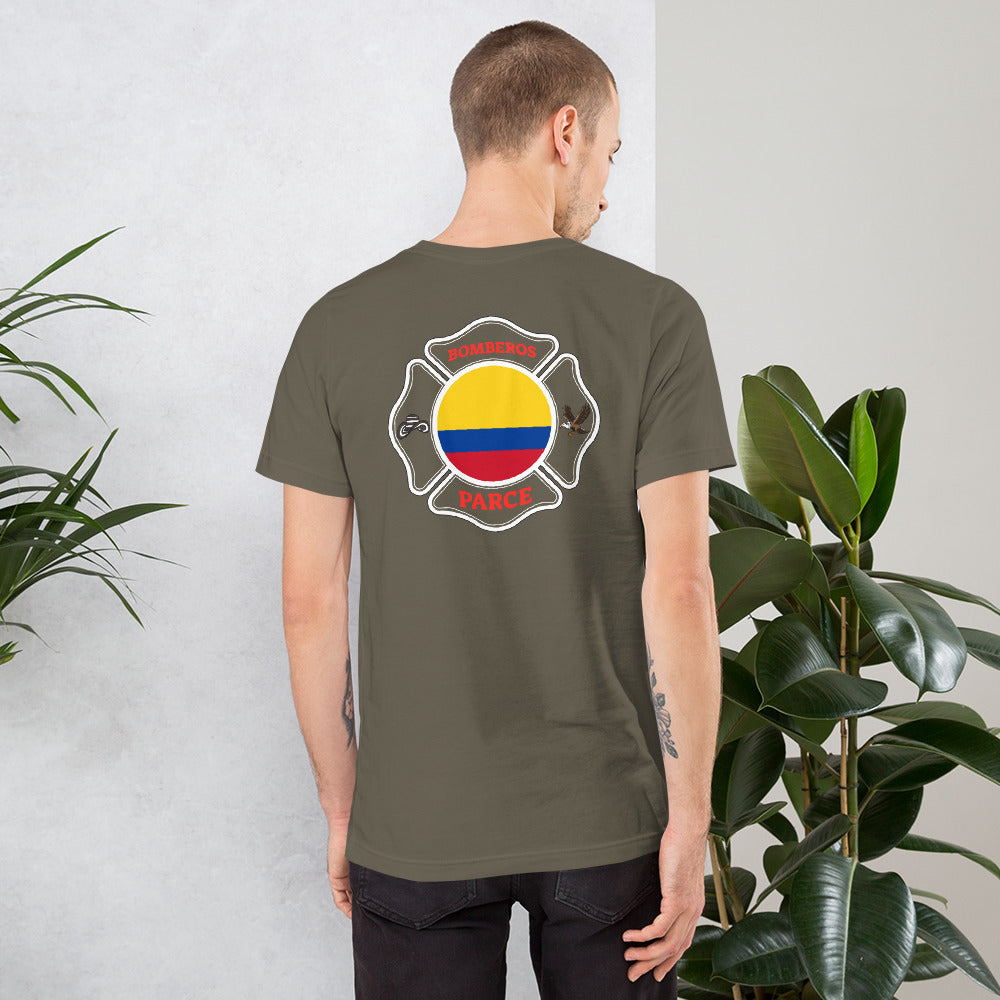 Bomberos-Colombia: Unisex t-shirt