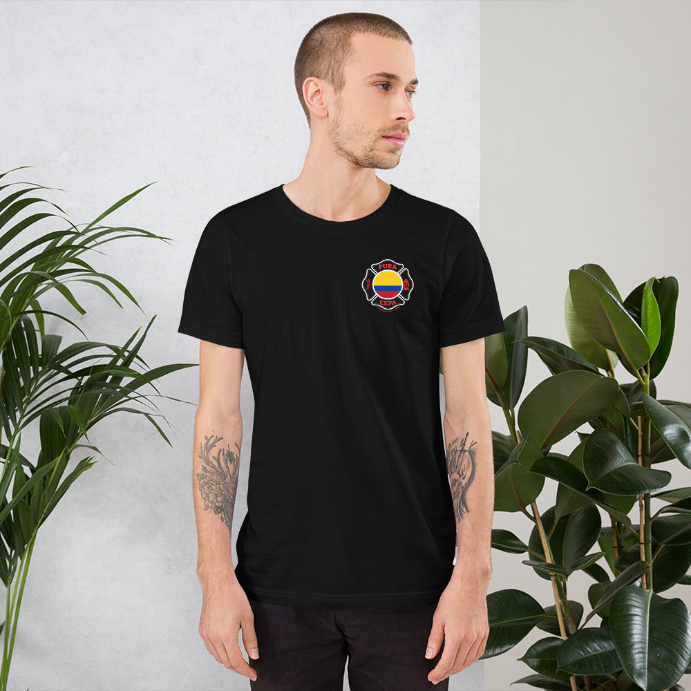 Bomberos-Colombia: Unisex t-shirt