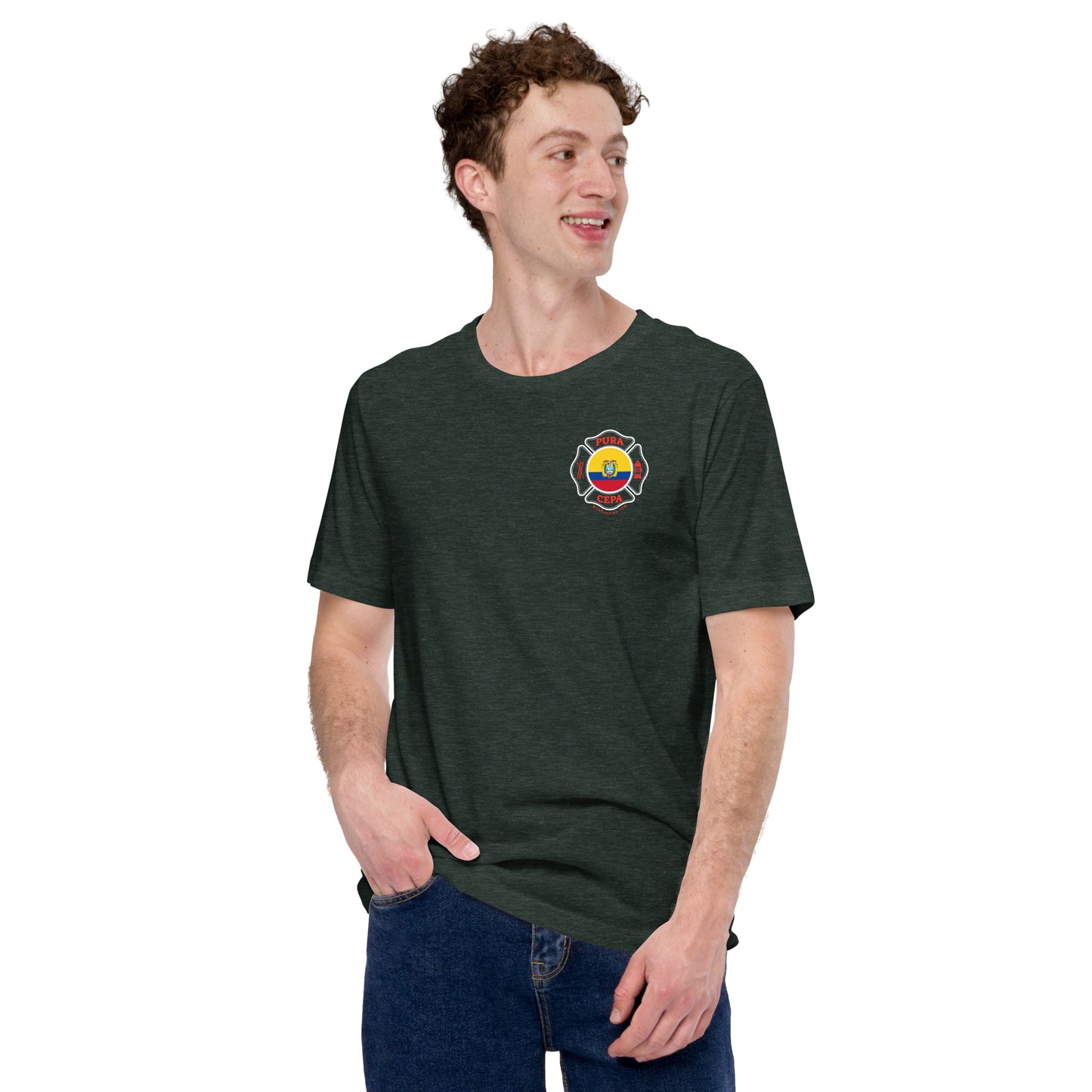 Bomberos-Ecuador: Unisex t-shirt