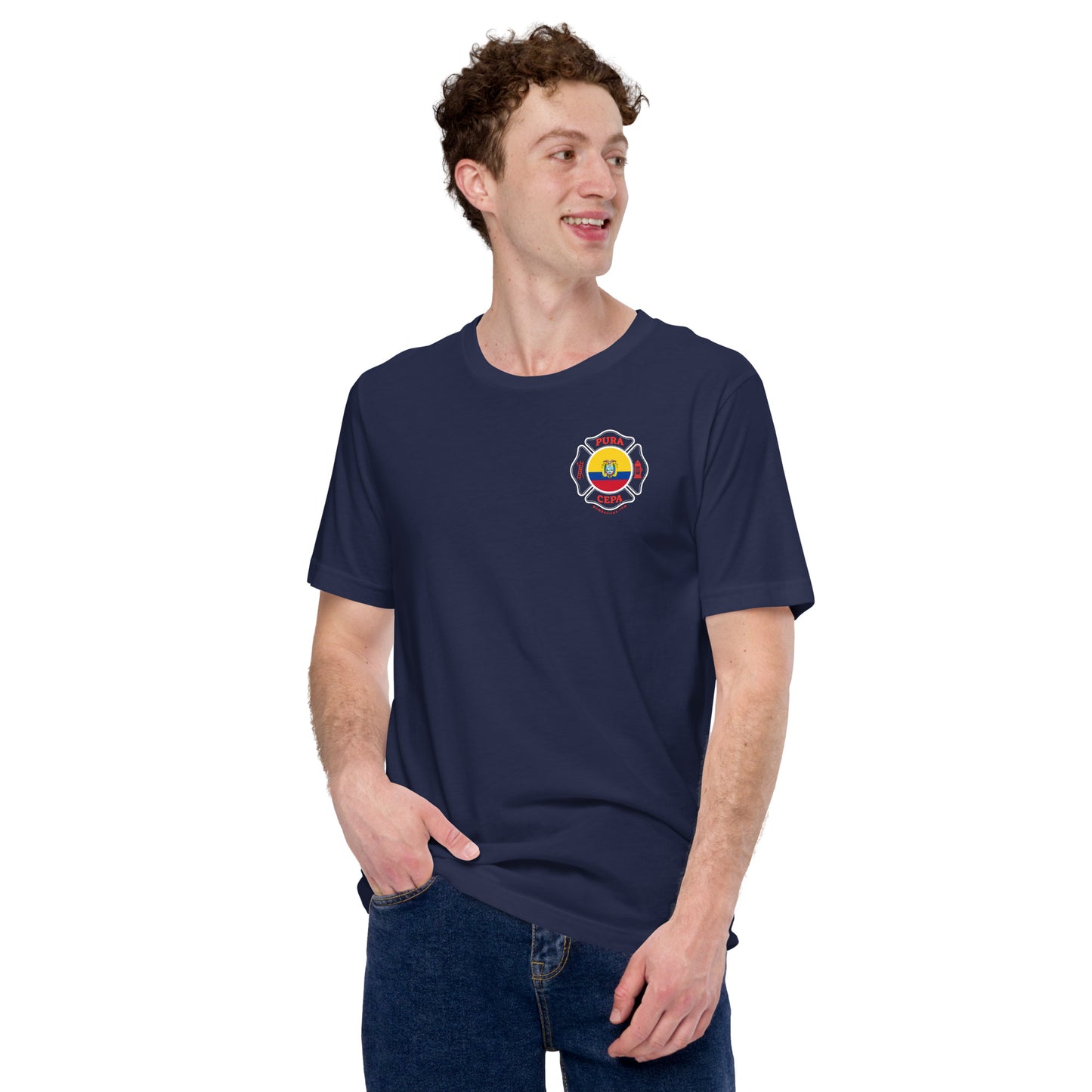 Bomberos-Ecuador: Unisex t-shirt