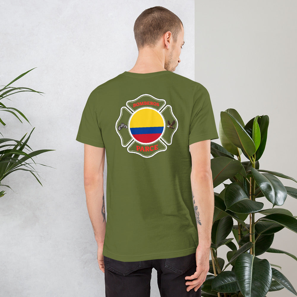 Bomberos-Colombia: Unisex t-shirt