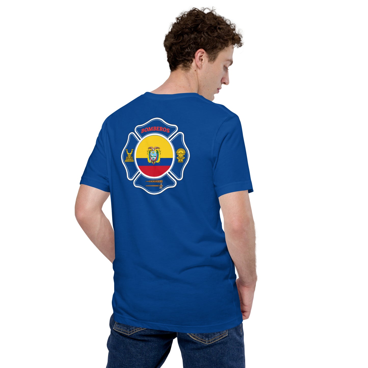 Bomberos-Ecuador: Unisex t-shirt