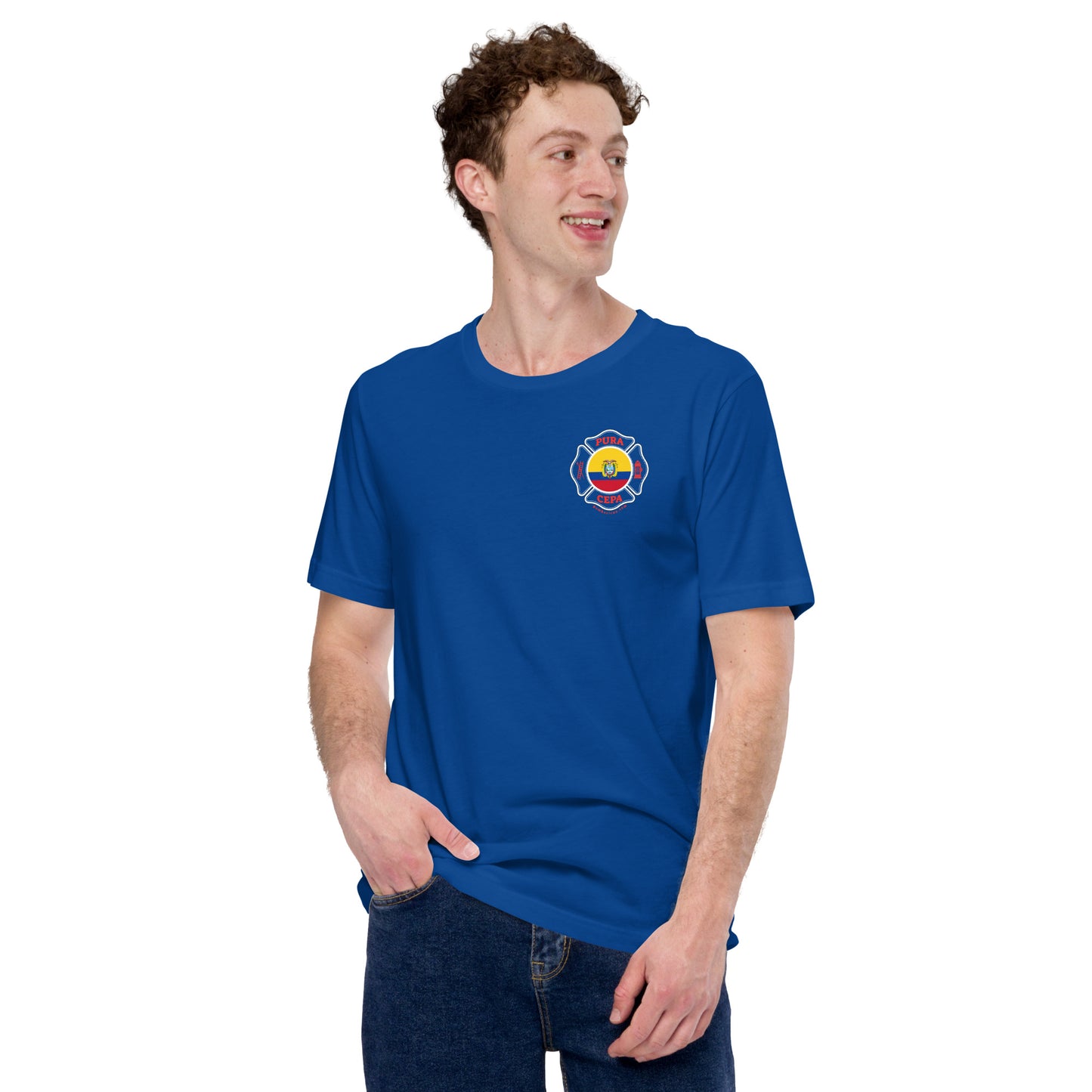 Bomberos-Ecuador: Unisex t-shirt