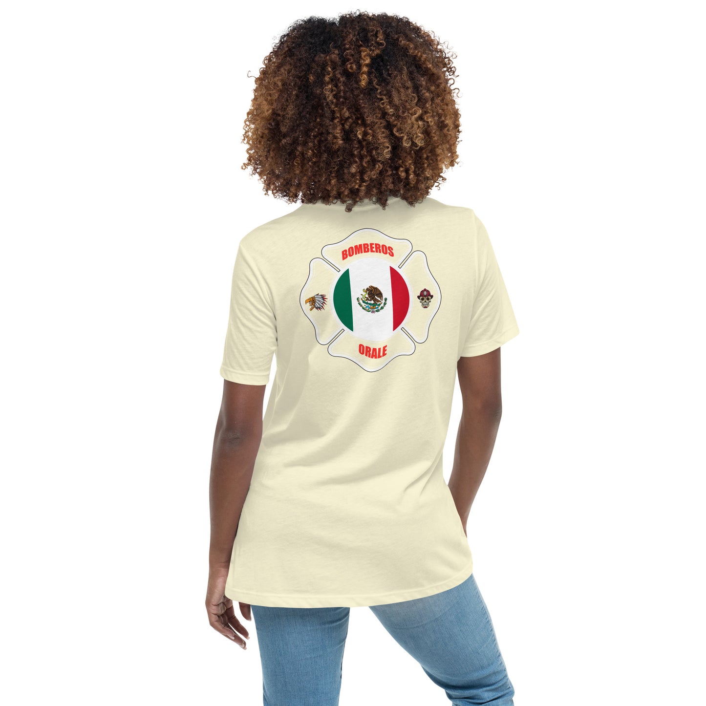 Women's Relaxed T-Shirt: Bomberos-México