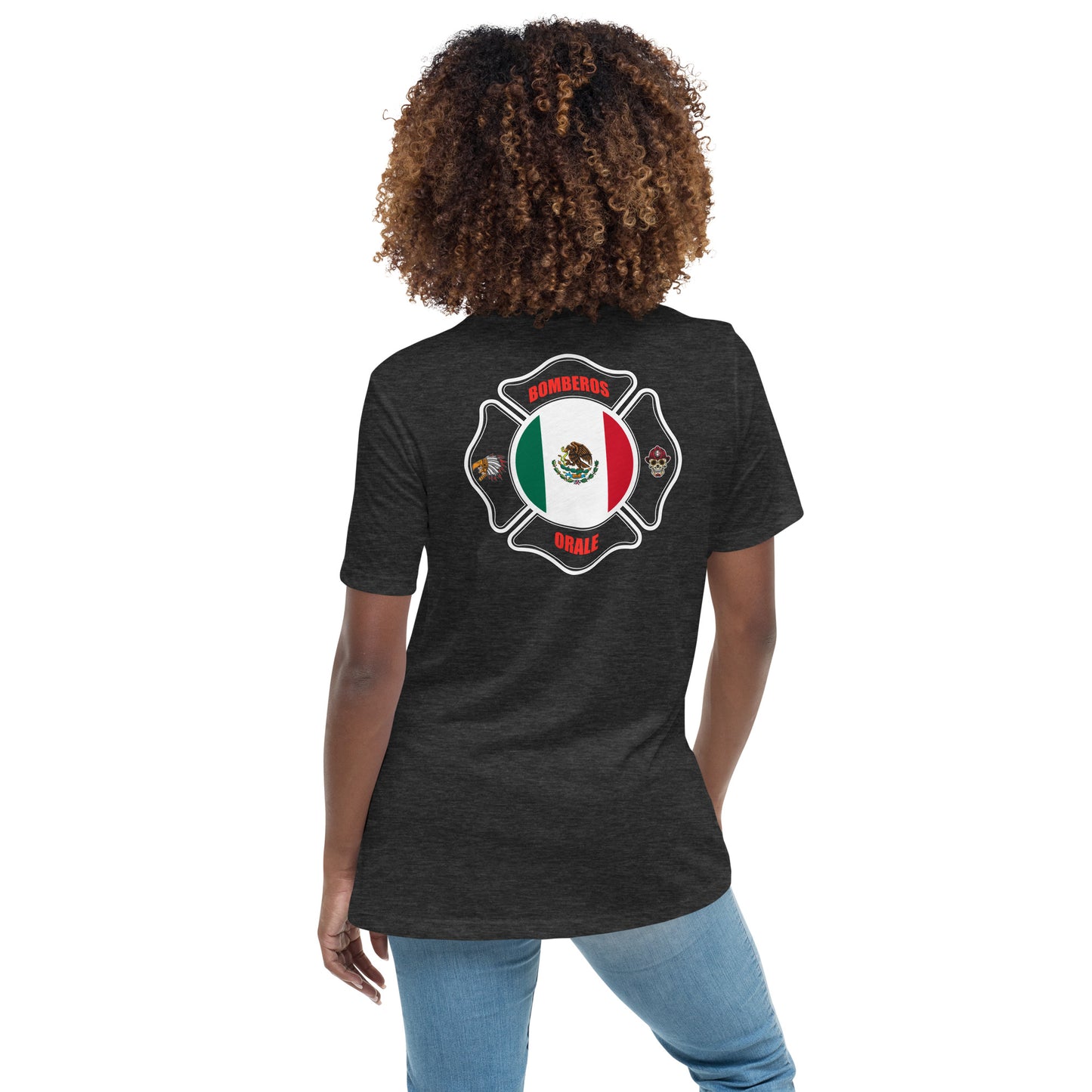 Women's Relaxed T-Shirt: Bomberos-México