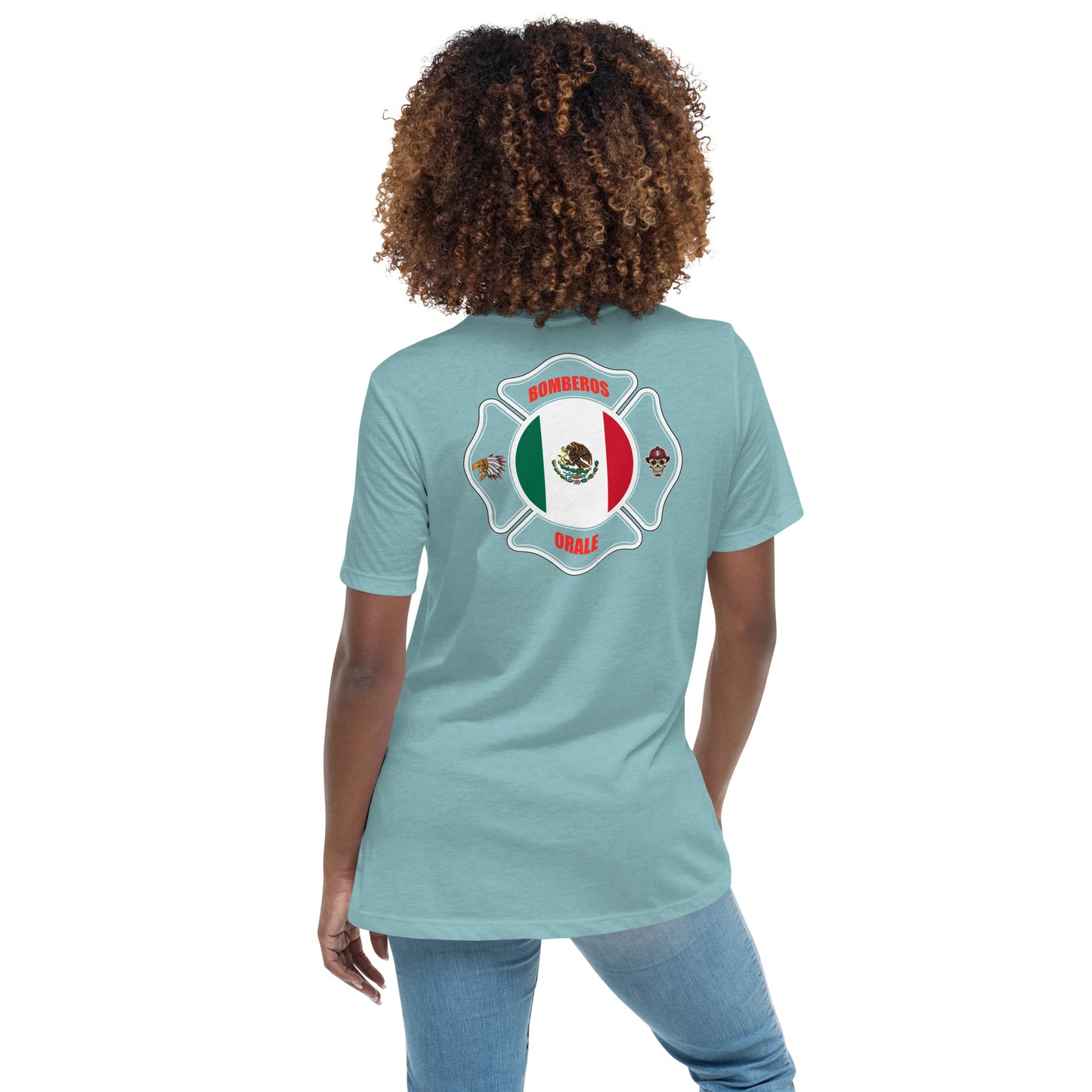 Women's Relaxed T-Shirt: Bomberos-México