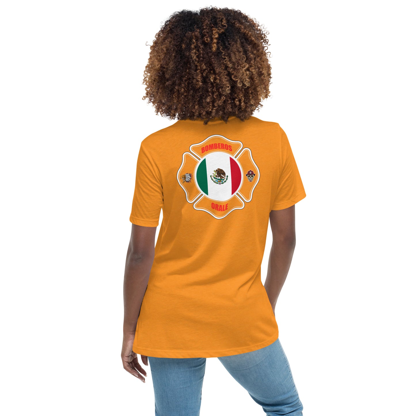 Women's Relaxed T-Shirt: Bomberos-México