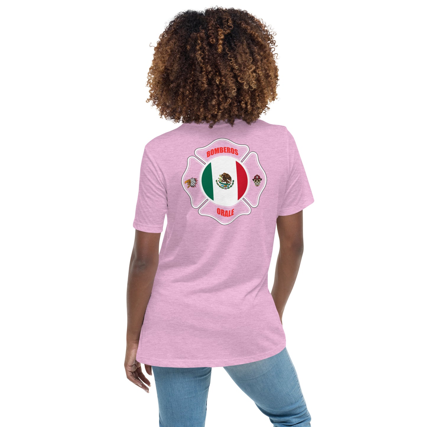 Women's Relaxed T-Shirt: Bomberos-México