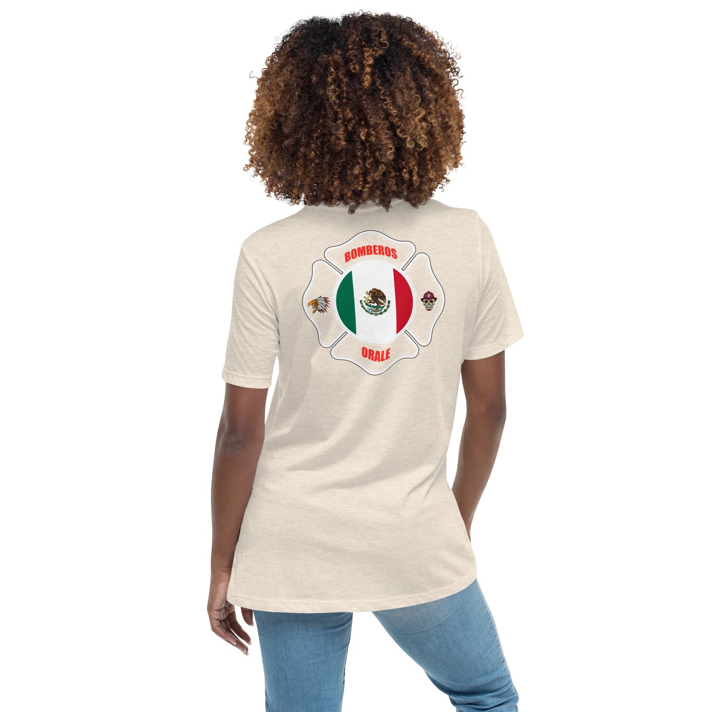 Women's Relaxed T-Shirt: Bomberos-México