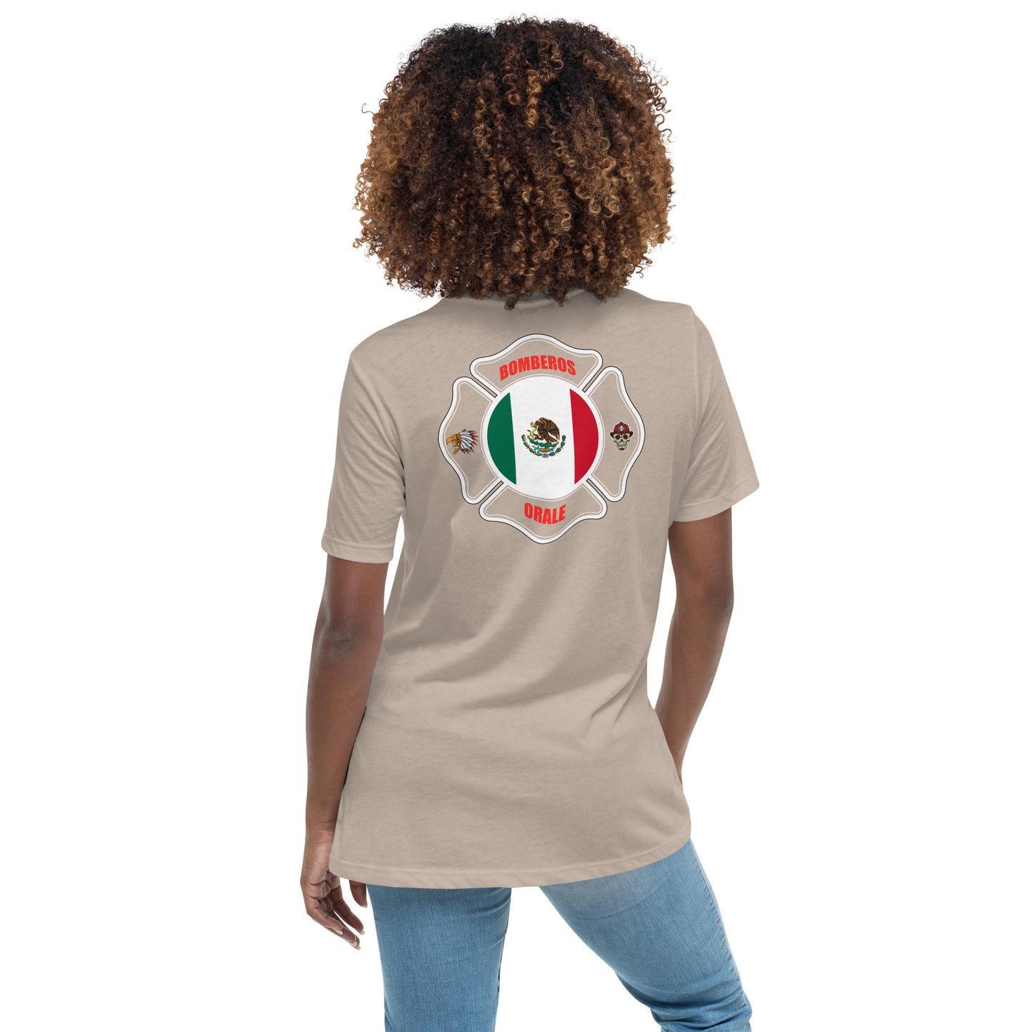 Women's Relaxed T-Shirt: Bomberos-México