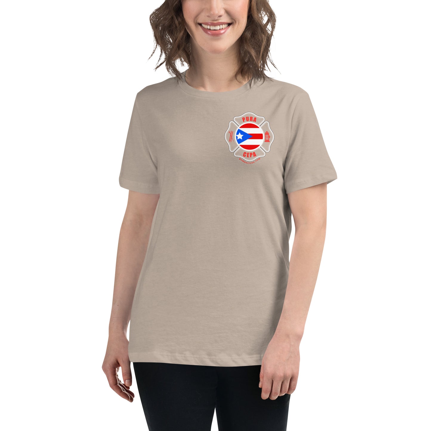 Women's Relaxed T-Shirt: Coqui Bombericua