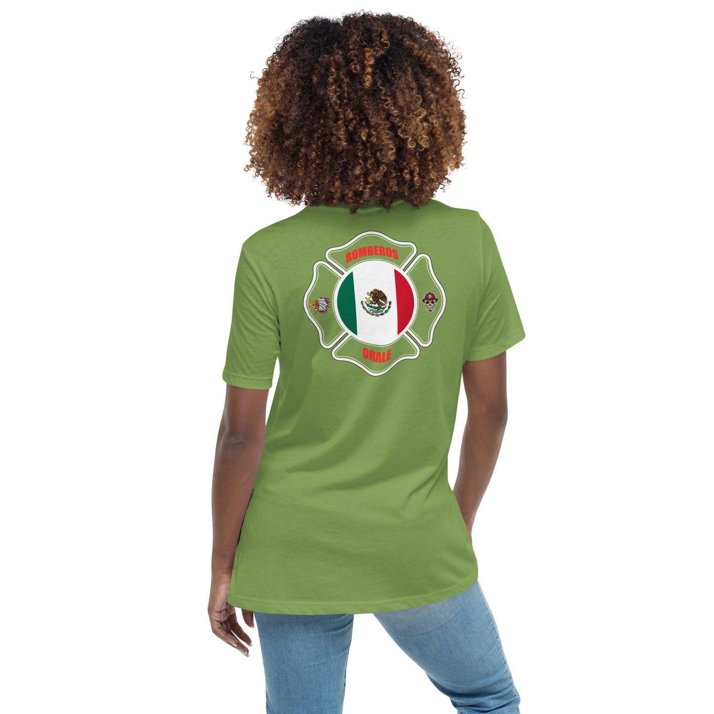 Women's Relaxed T-Shirt: Bomberos-México