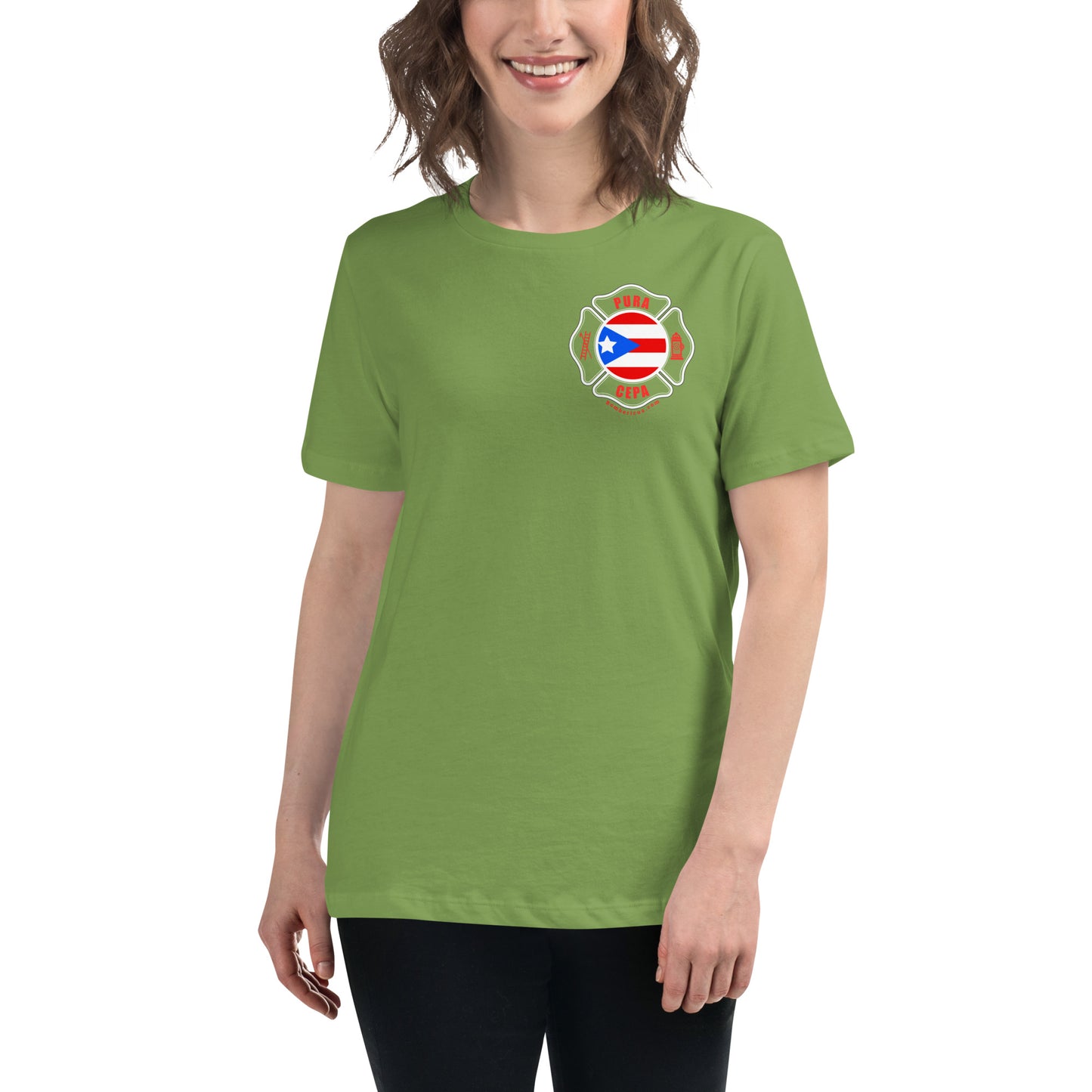 Women's Relaxed T-Shirt: Coqui Bombericua