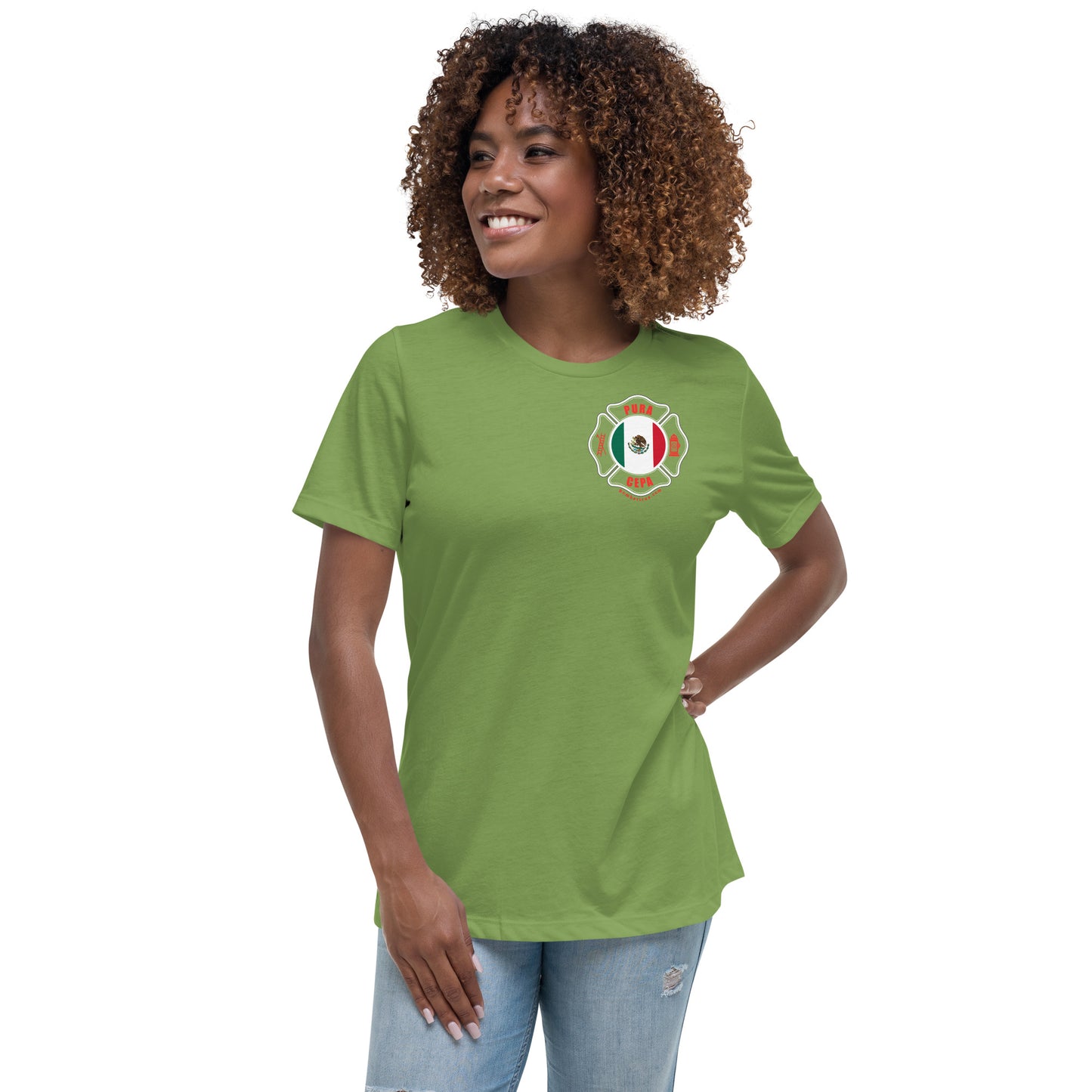 Women's Relaxed T-Shirt: Bomberos-México